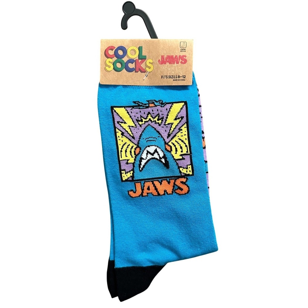 Cool  Socks Odd Sox Universal Jaws Doodle Socks size 8-12